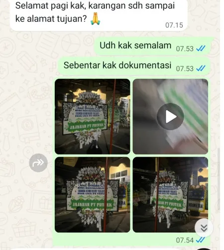 Pengiriman Papan Bunga Selamat Pamulang Barat