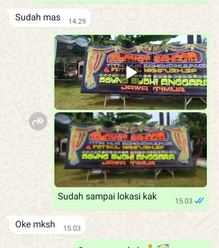 Pengiriman Papan Bunga Pamulang Barat